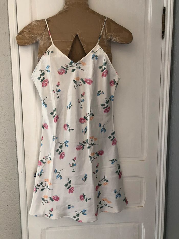 AN- Nuisette imprimée fleurs « fiort di loto » T XL