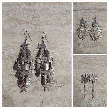 Lot boucles d'oreilles femme