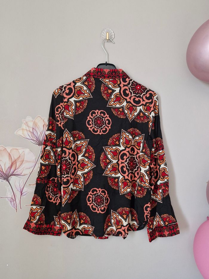 Chemise multicolore en viscose à motif en fleurs 🌸 de katies taille 36 neuve - photo numéro 6