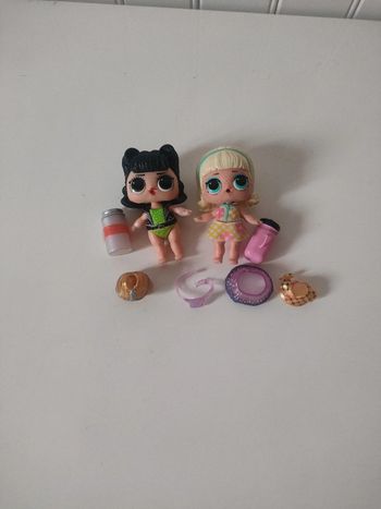 Lot de 2 poupée lol avec accessoires