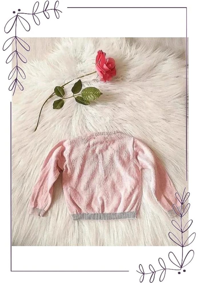 Gilet coton rose Primark 6-9 mois 74 cm - photo numéro 3