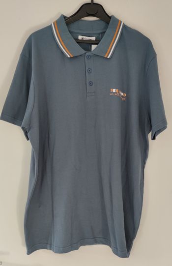 Polo à manche courte pour homme marque  U collection taille XXXL|3XL couleur bleu