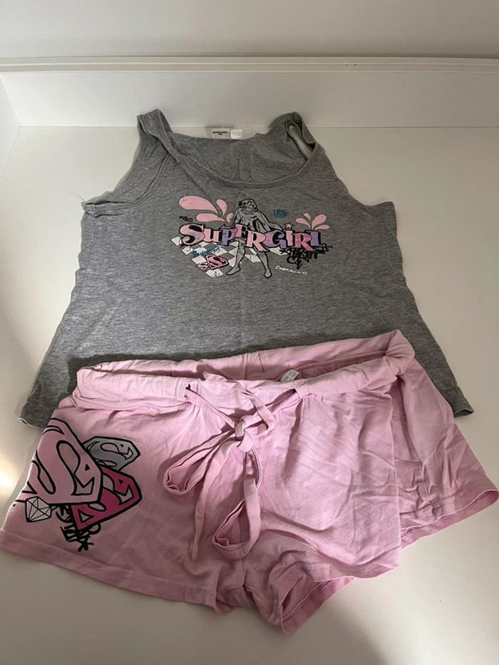 Pyjama short supergirl