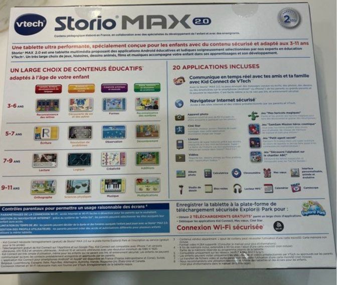 Tablette Storio max 2.0 rose neuve - photo numéro 3