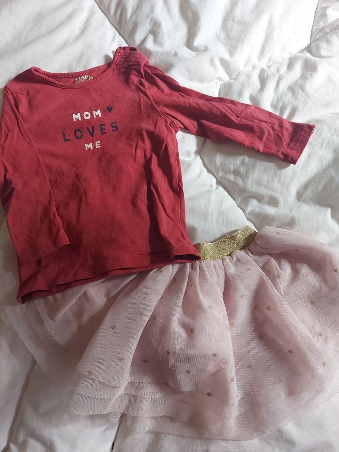 Ensemble fille 12 mois