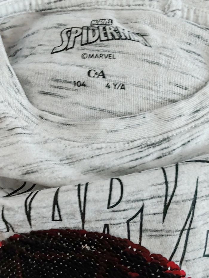 Tee shirt spiderman 104cm - photo numéro 3