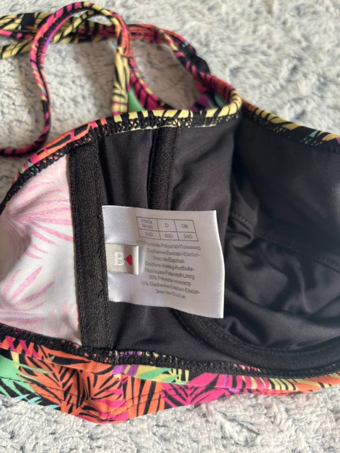 soutien gorge maillot de bain blanche porte taille 100 d - photo numéro 3