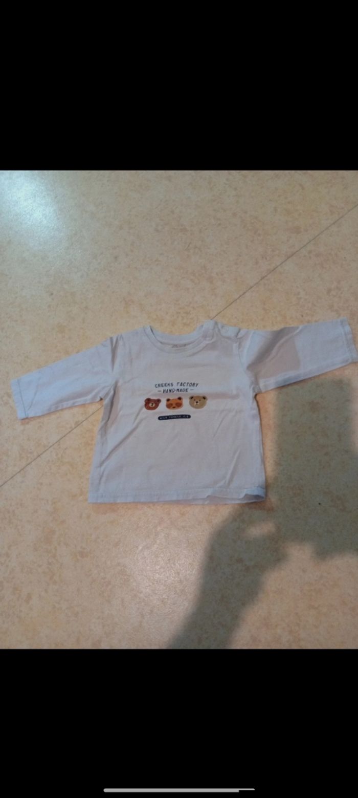 Haut manche longue taille 6 mois marque creeks