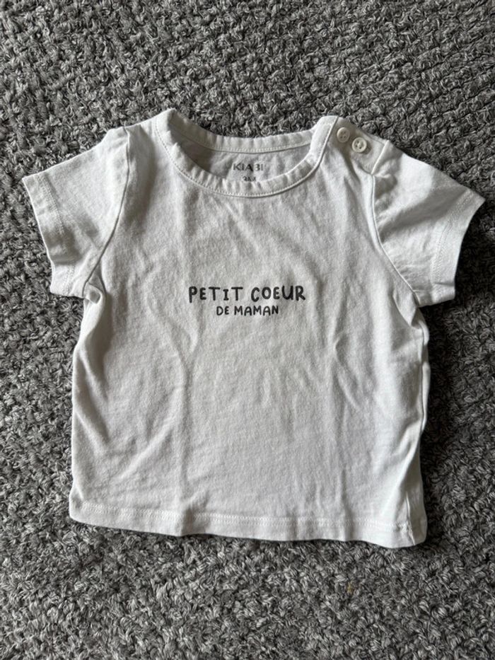 T-shirt manche courte imprimer (3mois)