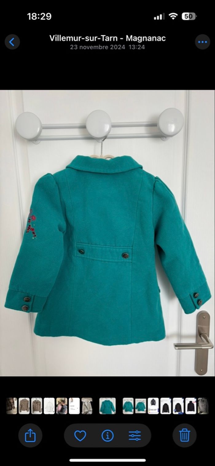 Manteau fille 4 ans