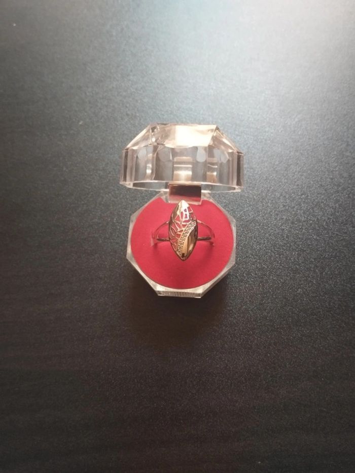 Bague vintage Marquise avec coffret cadeau