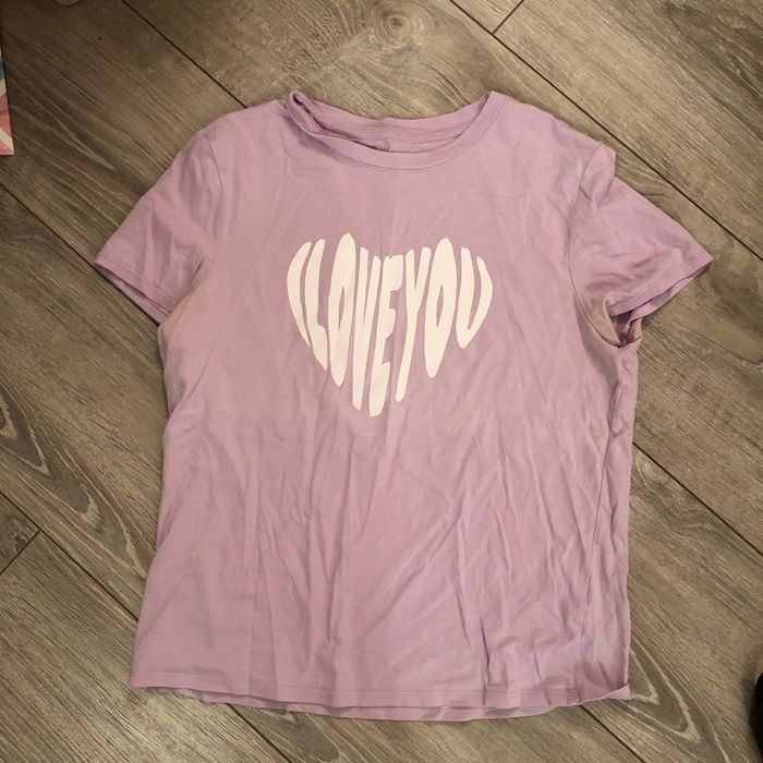 Tee shirt mauve