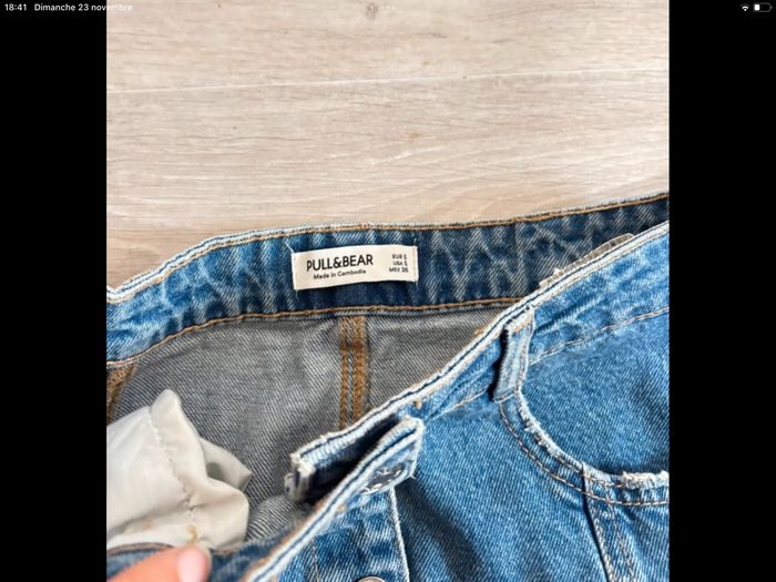 Jupe courte  Jean Pull and bear S - photo numéro 2