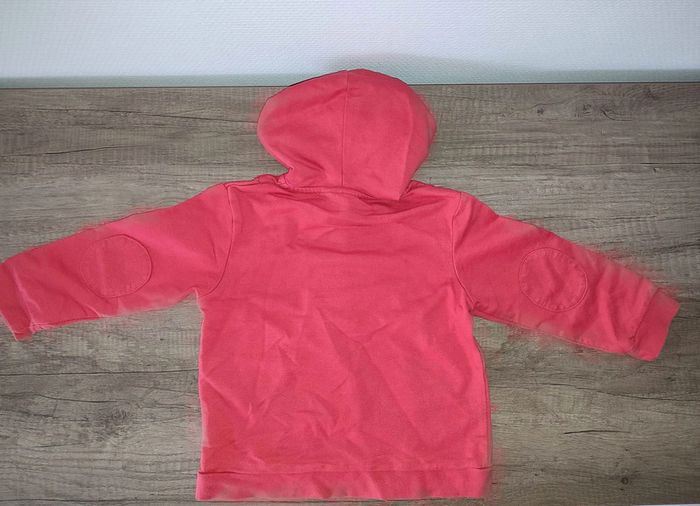 Sweat à capuche Minnie Disney 4 ans rouge - photo numéro 3