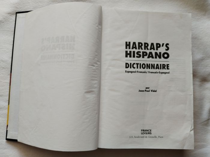 Dictionnaire Espagnol Français - photo numéro 3