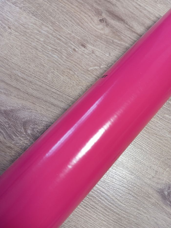 Vynile permanent rose framboise brillant - photo numéro 2