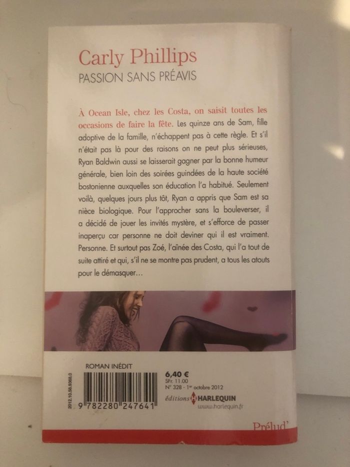 Passion sans préavis - Carly Phillips - photo numéro 2