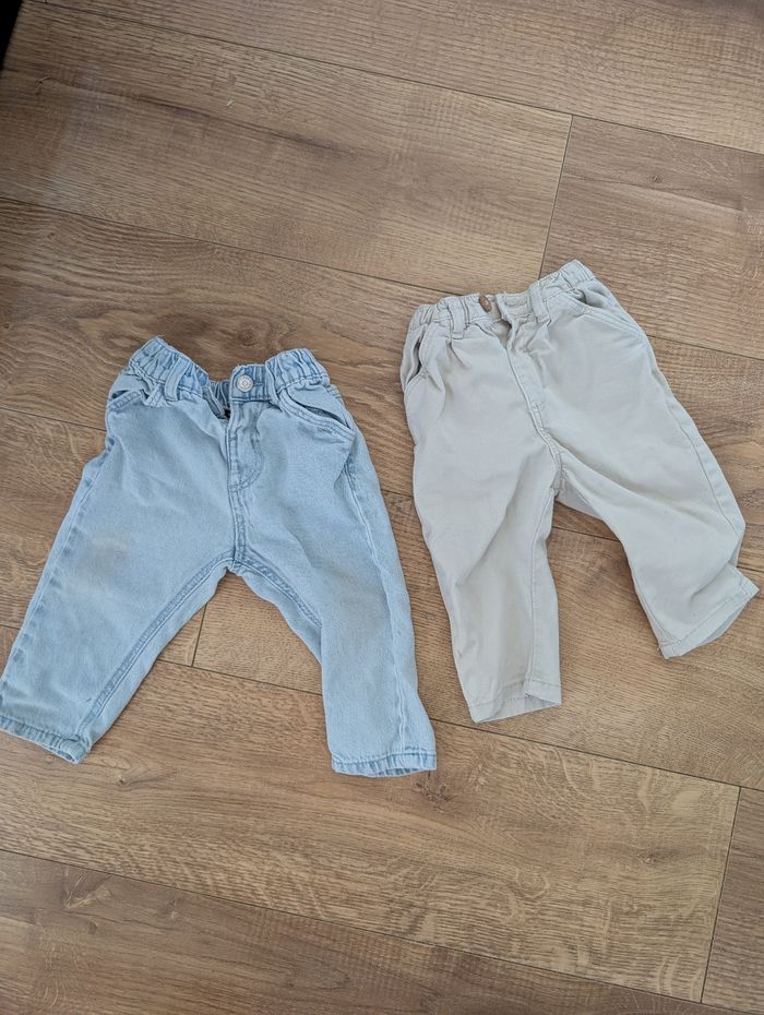 Lot de pantalons 12 mois tape à l'oeil