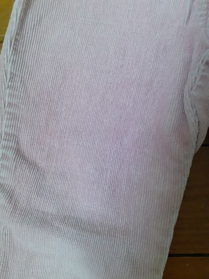 Pantalon rose en velours côtelé - photo numéro 2