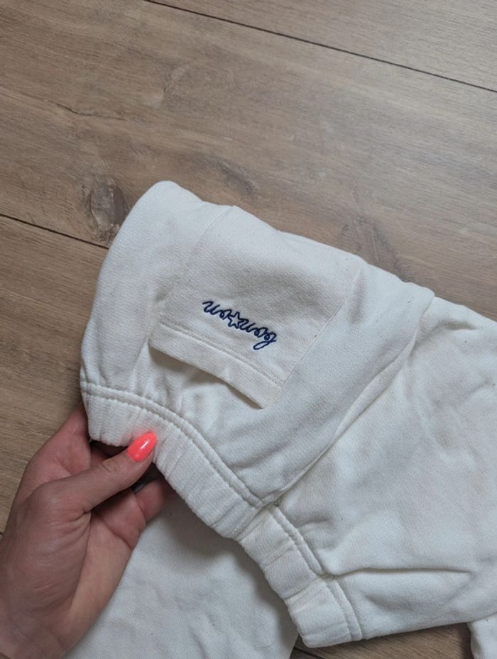 Superbe pantalon de jogging blanc bonton 4 ans - photo numéro 4