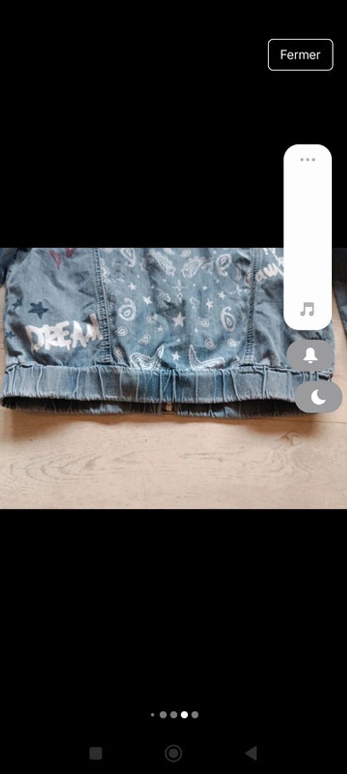 Veste zippée en jean - photo numéro 13