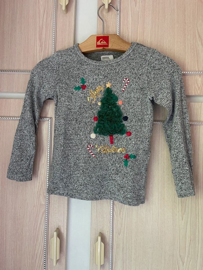 T-shirt manches longues de Noël 4 ans