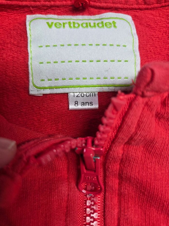 Gilet rouge 8 ans - photo numéro 2