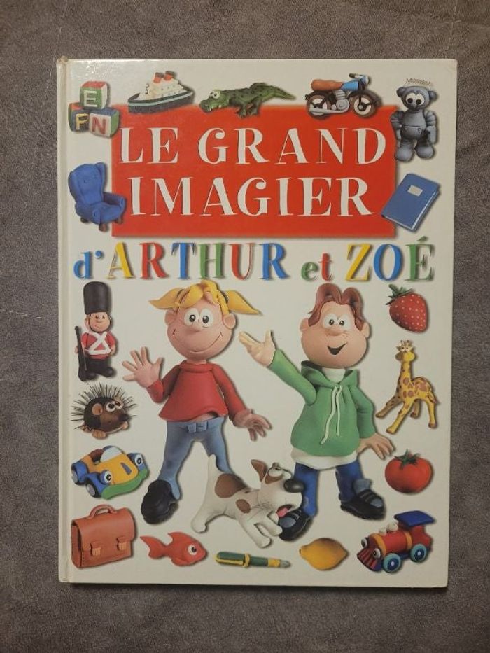 Le grand imagier d'Arthur et Zoé Par Vande Lanoitte, Anne