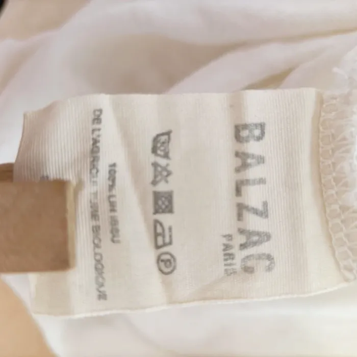 Short cycliste blanc Balzac Paris Gémo - 12 ans - Coton bio A584 - photo numéro 5