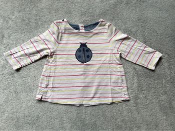 Tee shirt manches longues, 9 mois