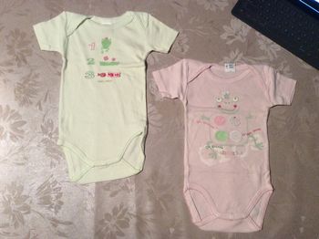 Lot de 2 bodys Absorba 1 an