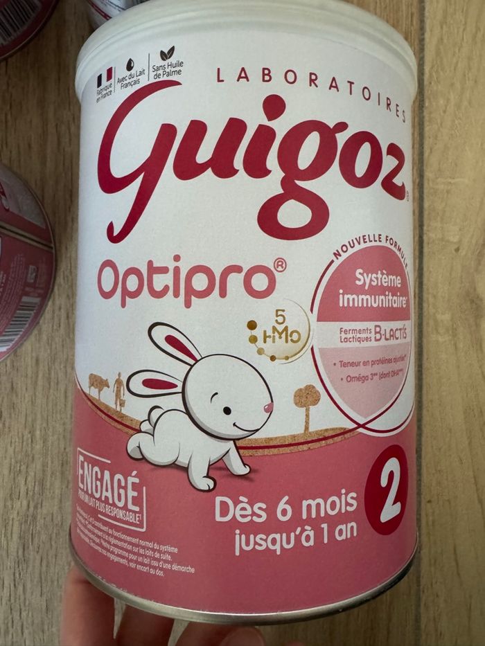 6 boîtes Guigoz 2ème âge neuves - photo numéro 2