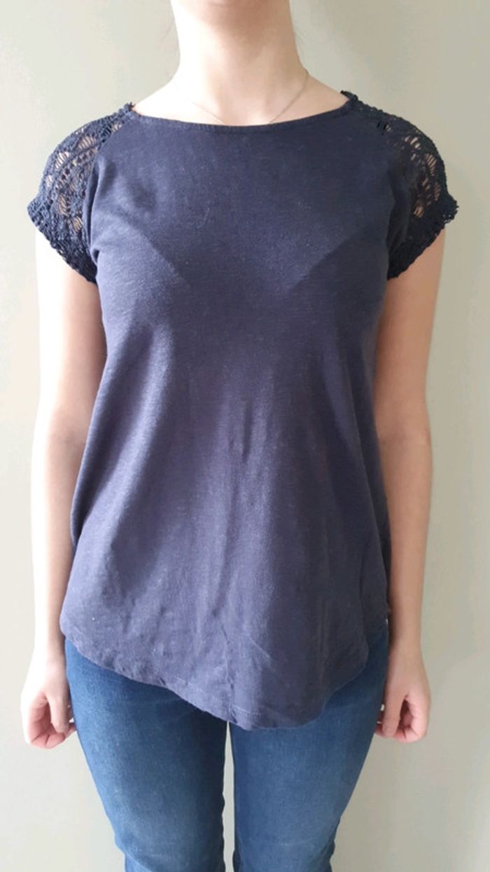 T shirt dentelle