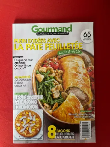 Magazine recettes pâte feuilletée