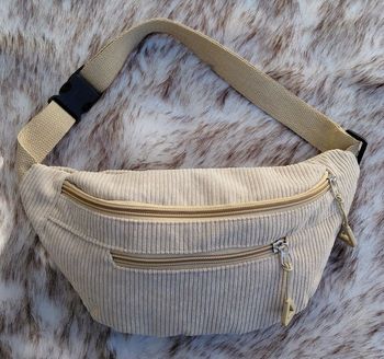 Sac Banane Velours Côtelé