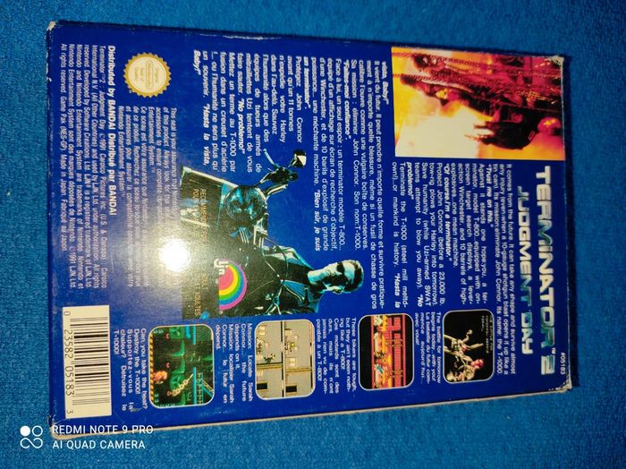 T2 Terminator Nintendo nes - photo numéro 2