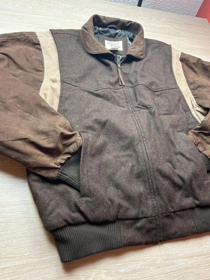 Veste Cripple Creek Marron Vintage Style Western – Taille XL - photo numéro 3