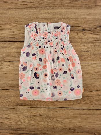 Haut fleuri été 3 ans Sergne Major