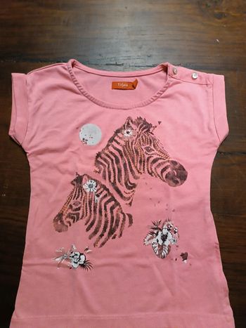Tee shirt zèbre