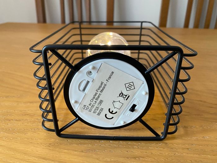 Lampe décorative métal filament led - photo numéro 5