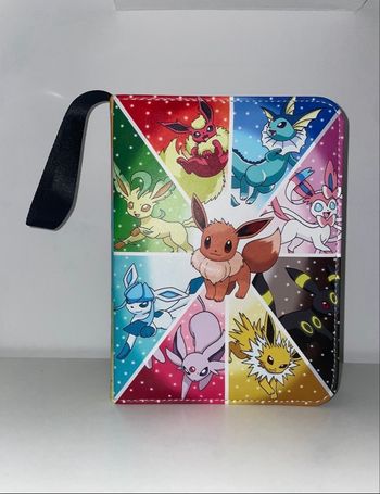 Classeur album Pokémon evoli et ses évolutions capacité 400 cartes neuf sous blister