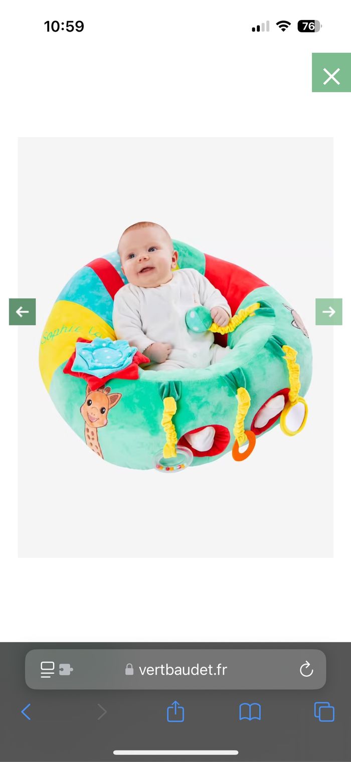 Siège enfant Sophie la girafe