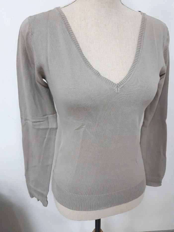 Pull col V Camaïeu - photo numéro 3