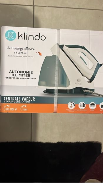 Central vapeur klindo 2200w neuf