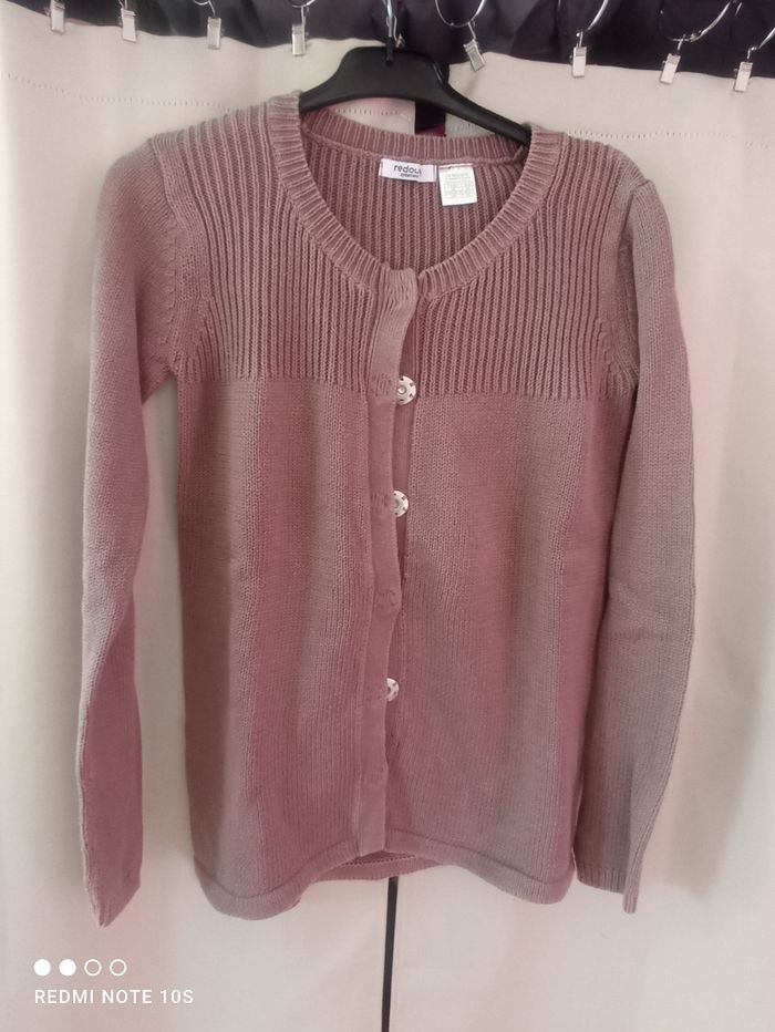 Gilet cardigan à pression femme taille S/36 La Redoute création