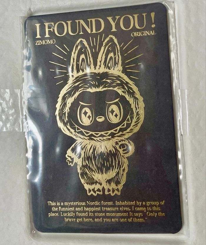 Labubu The Monsters Zimomo I Foud You Original - photo numéro 4