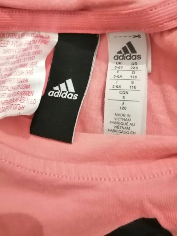 T shirt Adidas 6 ans - photo numéro 3