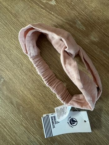 Bandeau rose en coton Petit Bateau 