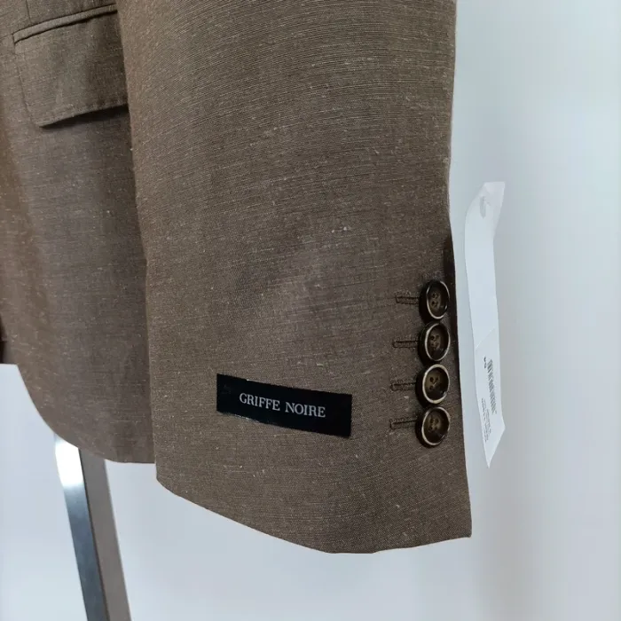 Veste de costume marron Griffe Noire - Taille 54 A477 - photo numéro 3