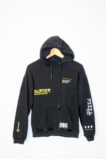 Sweat à capuche noir Jennyfer taille S